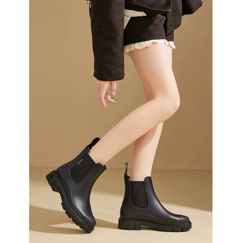 SIENNA - Waterdichte dames Chelsea boots met treklussen