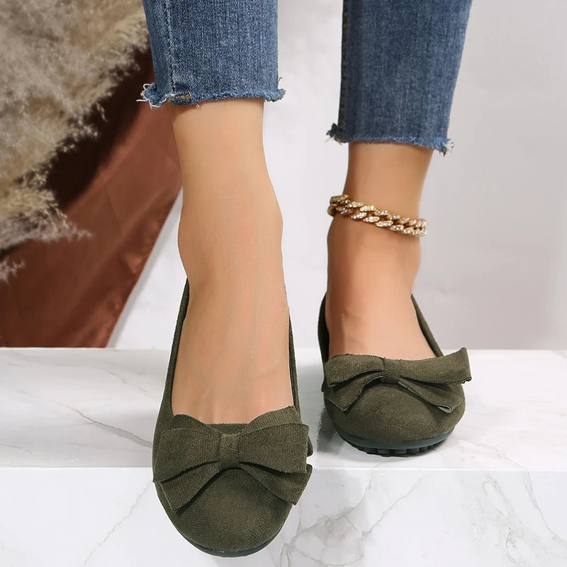 Elegante ballerina met strikdetail – BELA - Glamorix