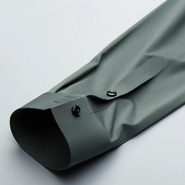 LUCAS - Slim fit herenoverhemd met opgerolde mouwen