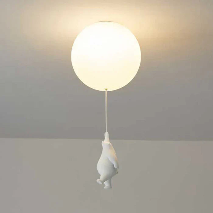 BearBright – Kinder Plafondlamp met Beer en Ballon