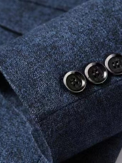 VICTOR - Getailleerde herenblazer met tweeknoopssluiting