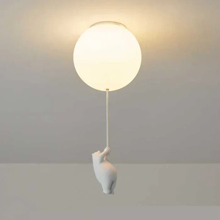 BearBright – Kinder Plafondlamp met Beer en Ballon