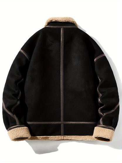 DANTE - Warme herenshearling jas met luxe uitstraling