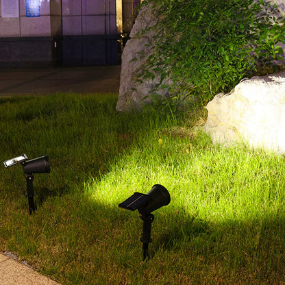 Zon-gevoede LED tuinschijnwerper met 9 kleuren – SOLARLUX GARDEN SPOT - Glamorix
