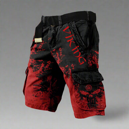 Heren cargo short met statement print en streetstyle edge – STRIX CARGO - Glamorix