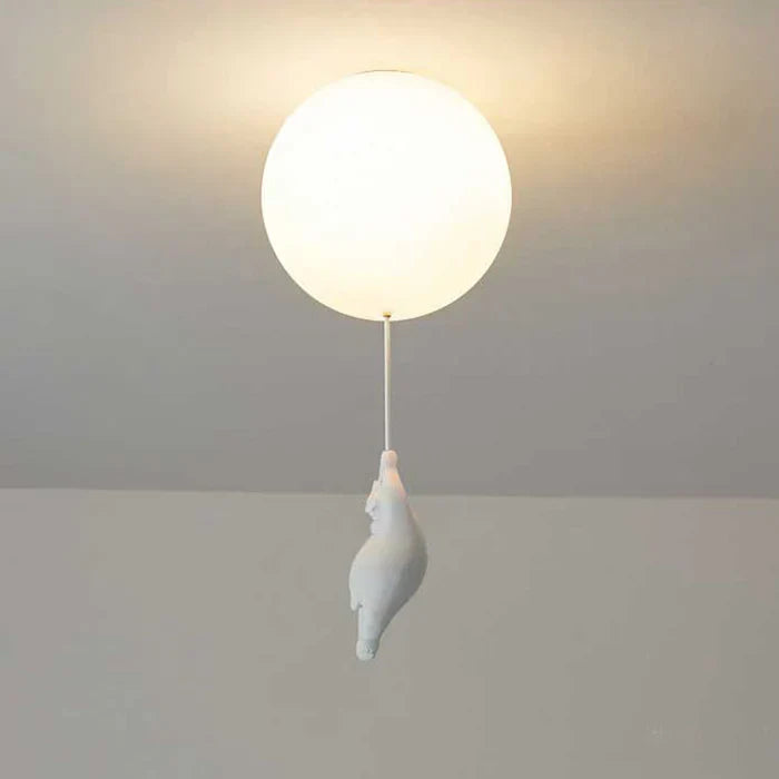 BearBright – Kinder Plafondlamp met Beer en Ballon