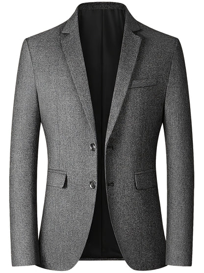 VICTOR - Getailleerde herenblazer met tweeknoopssluiting