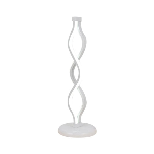 SPIRALED - Witte LED tafellamp met elegant spiraalontwerp