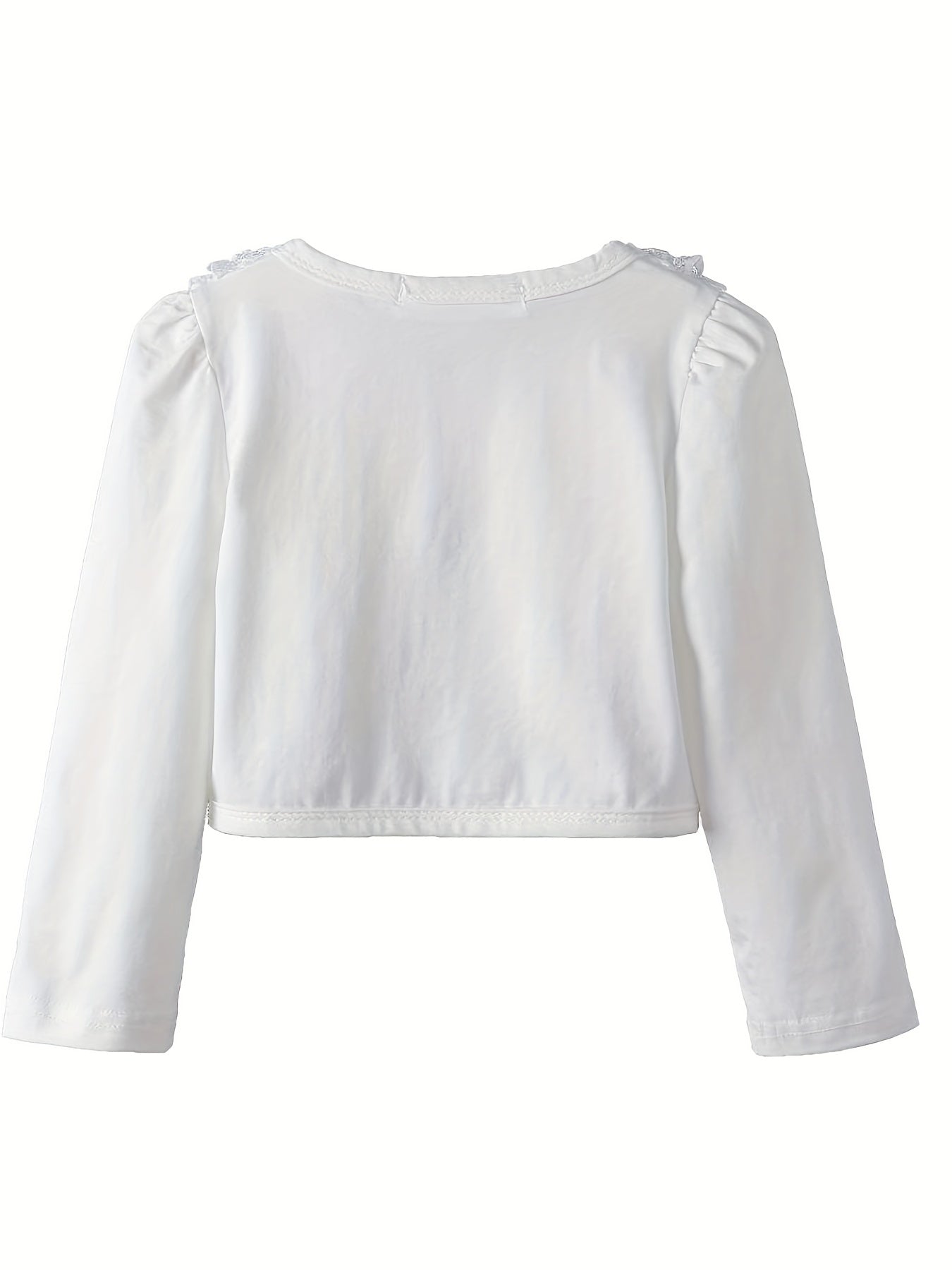 EMMA - Meisjes vest met kanten details