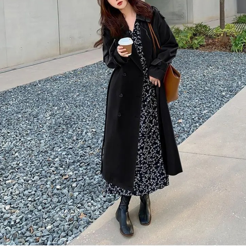 FELICIA - Oversized trenchcoat voor dames met dubbele knopen en relaxte pasvorm