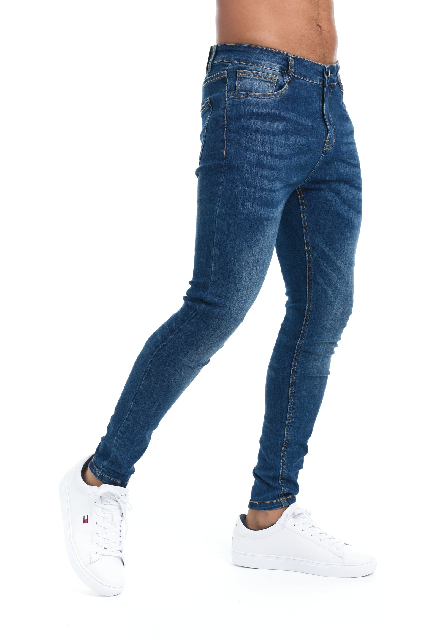 FELIX - Klassieke skinny jeans met vervaagde wassing