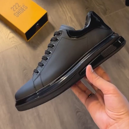 Comfortabele heren sneakers met versterkte gripzool – StrideX Element - Glamorix