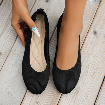 Ademende Antislip Dames Instappers met Stijlvolle Paris Look – ÉLAVINE