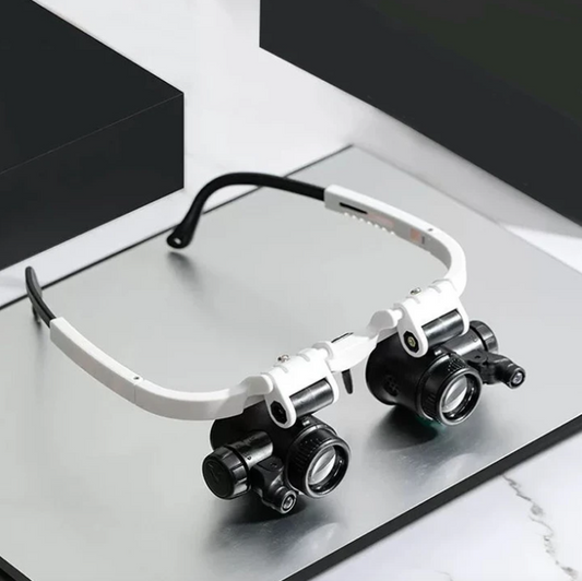 Verlichte loep met precisieglas en ergonomisch design – LUMIVIEW PRO - Glamorix