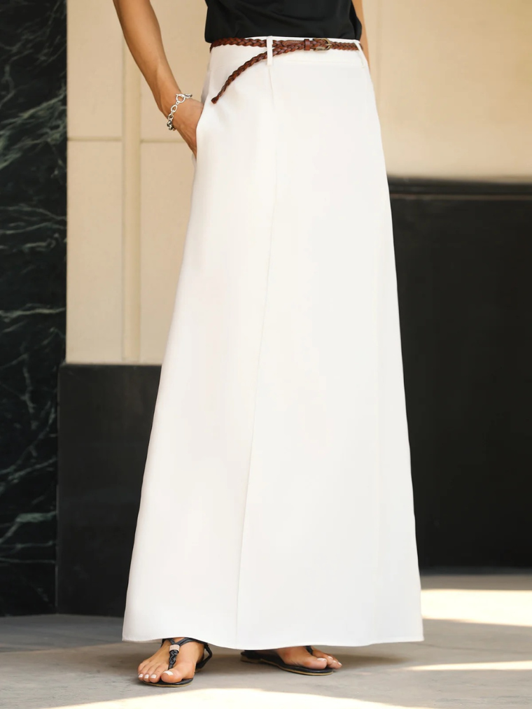 Elegante Maxi Damesrok met Hoog Taille en Tijdloze Stijl – LUNA CLASSIC - Glamorix