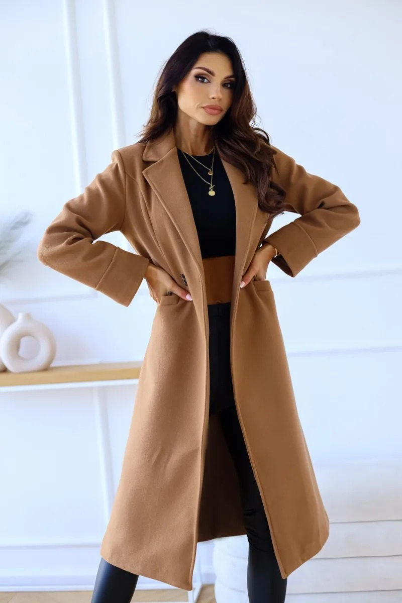 LORELEI - Chique dames trenchcoat met getailleerde pasvorm en klassiek lang model