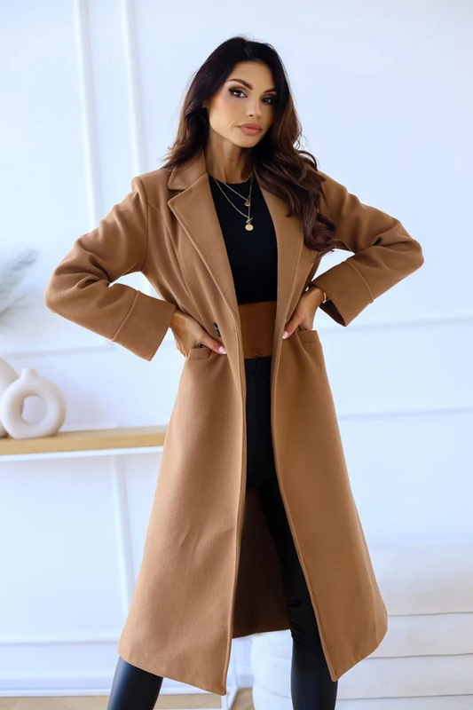 LORELEI - Chique dames trenchcoat met getailleerde pasvorm en klassiek lang model