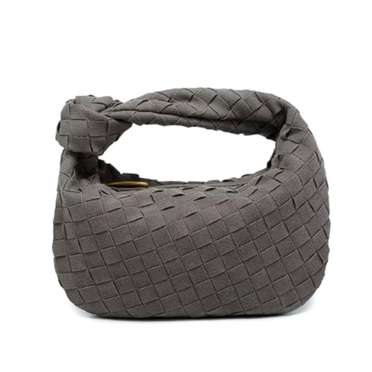 FLORENCE - Fluwelen handtas met chique geweven design
