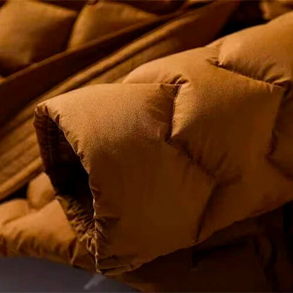 ISABELLA – Gewatteerde dames winterjas met strikceintuur - Glamorix