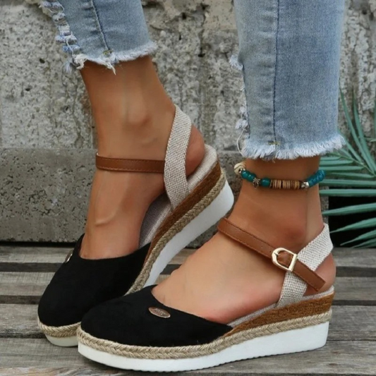 Bohemian dames sandalen met handgemaakte details en flexibele zool – Maraluna Soléa - Glamorix