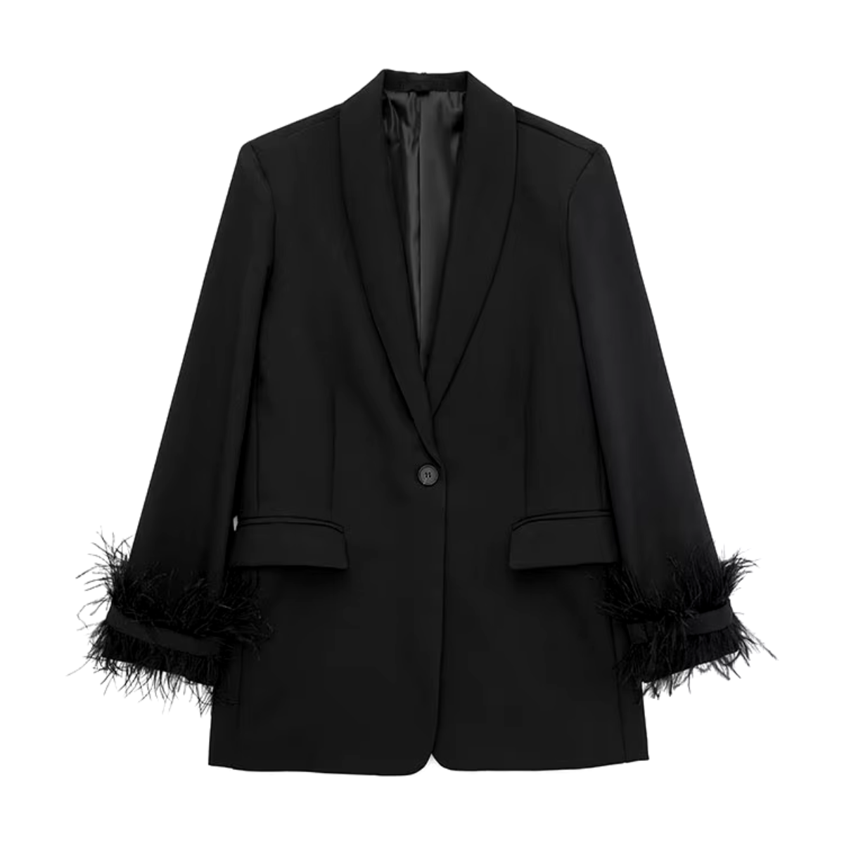 LARISSA - Oversized damesblazer met verfijnde details
