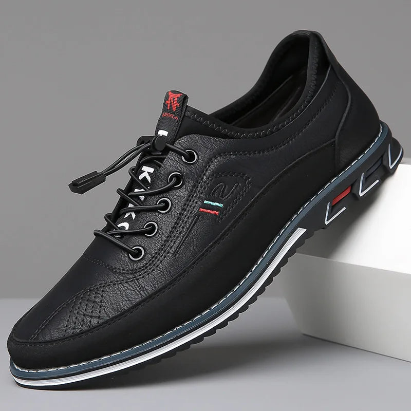 Handgemaakte leren herenschoenen met klassieke afwerking – ValdenCraft Oxford - Glamorix