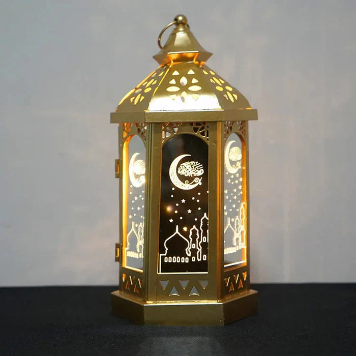 Glowara Noor – Warme feestlantaarn op zonne-nergie met retro design en LED-verlichting
