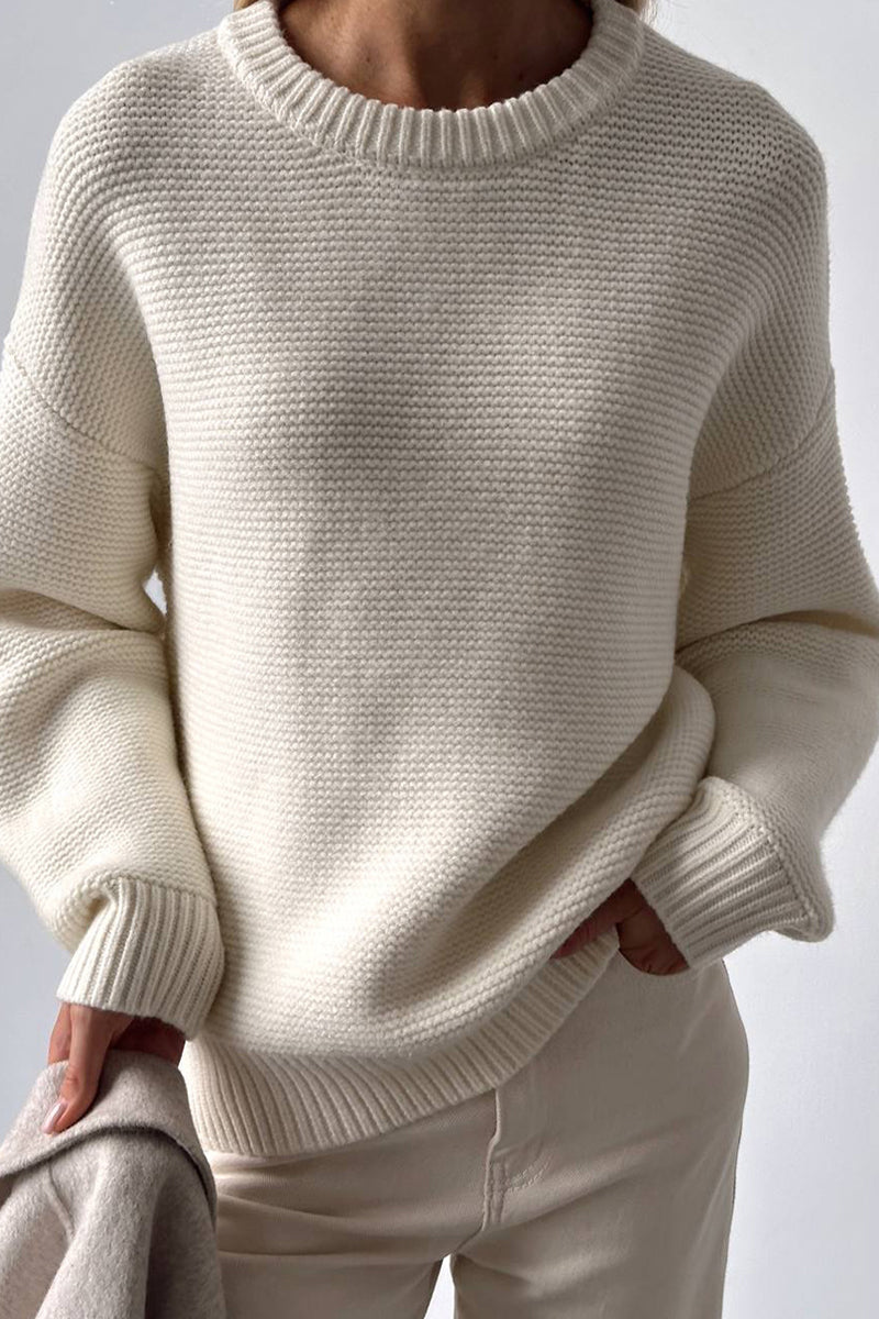 EVERDAY CLASSIC - Klassieke Pullover met Ronde Hals voor Dagelijks Gebruik