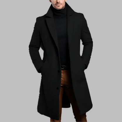 MARCOS - Abrigo largo de lujo para hombre - Glamorix