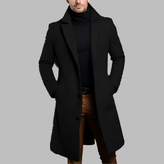MARCOS - Abrigo largo de lujo para hombre - Glamorix