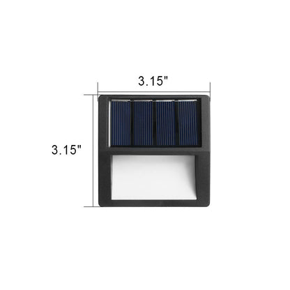 Waterdichte Solar Terras- en Trapverlichting - Ronde en vierkante opties voor buiten