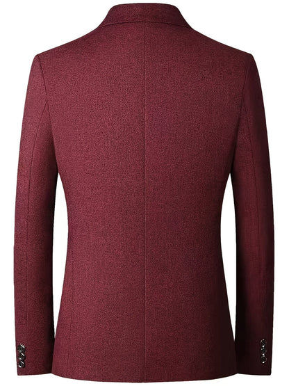 VICTOR - Getailleerde herenblazer met tweeknoopssluiting