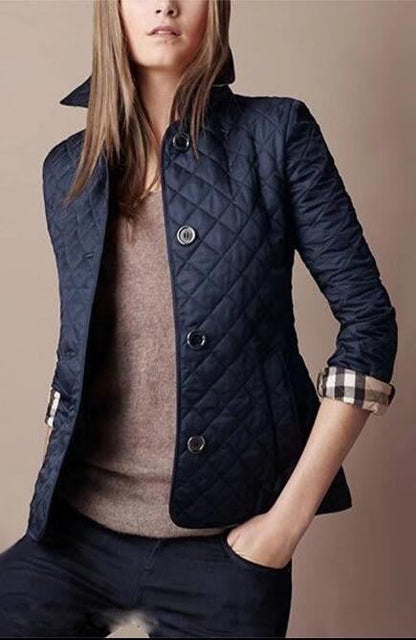 CELINE - Elegante lange winterjas met luxueuze afwerking voor dames