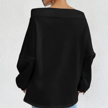 LAYLA - Off-shoulder sweatshirt met een trendy uitstraling