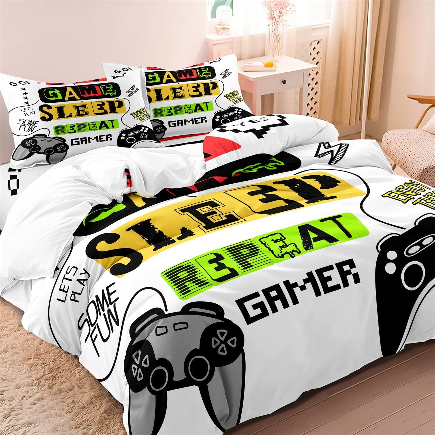 COOLCOVERS – Gamer Kinderdekbedovertrek Beddengoed Set