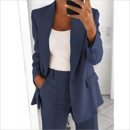 MILLY – Dames pak met blazer en pantalon voor een krachtige look - Glamorix