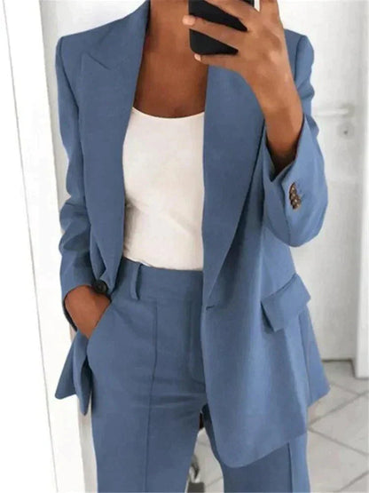 MILLY – Dames pak met blazer en pantalon voor een krachtige look - Glamorix