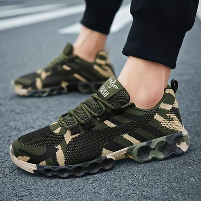 Herensneaker met geavanceerde demping en lichtgewicht zool – VERTEX MOTIONSTEP - Glamorix