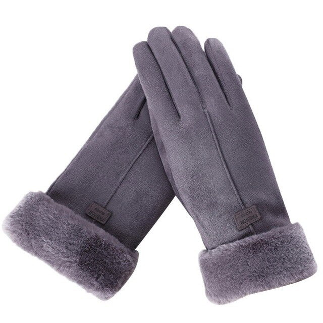 LILAC – Guantes de invierno cómodos y compatibles con pantalla táctil para mujer - Glamorix