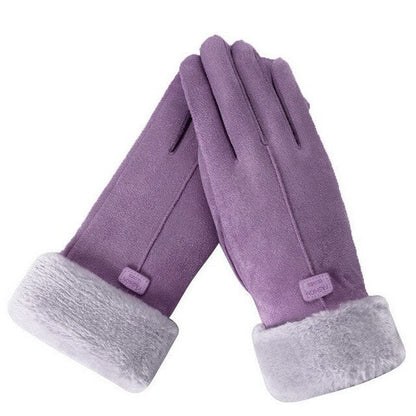 LILAC – Guantes de invierno cómodos y compatibles con pantalla táctil para mujer - Glamorix