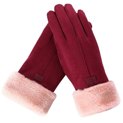 LILAC – Guantes de invierno cómodos y compatibles con pantalla táctil para mujer - Glamorix