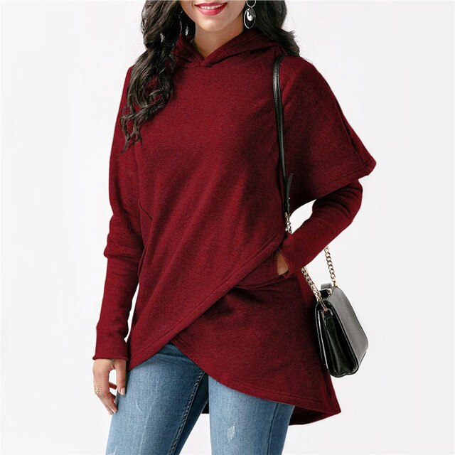 ELLA - Modieuze oversized trui met capuchon voor dames
