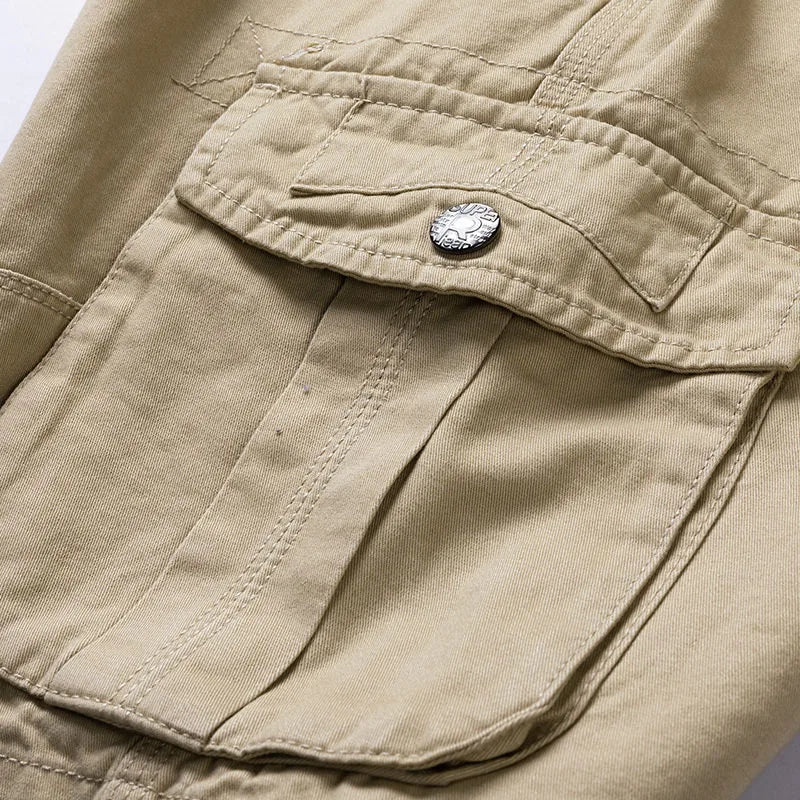 BLAKE - Heren utility cargo shorts met functioneel design