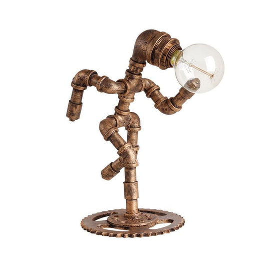 VINTOR - Vintage metalen jogger-vormige tafellamp