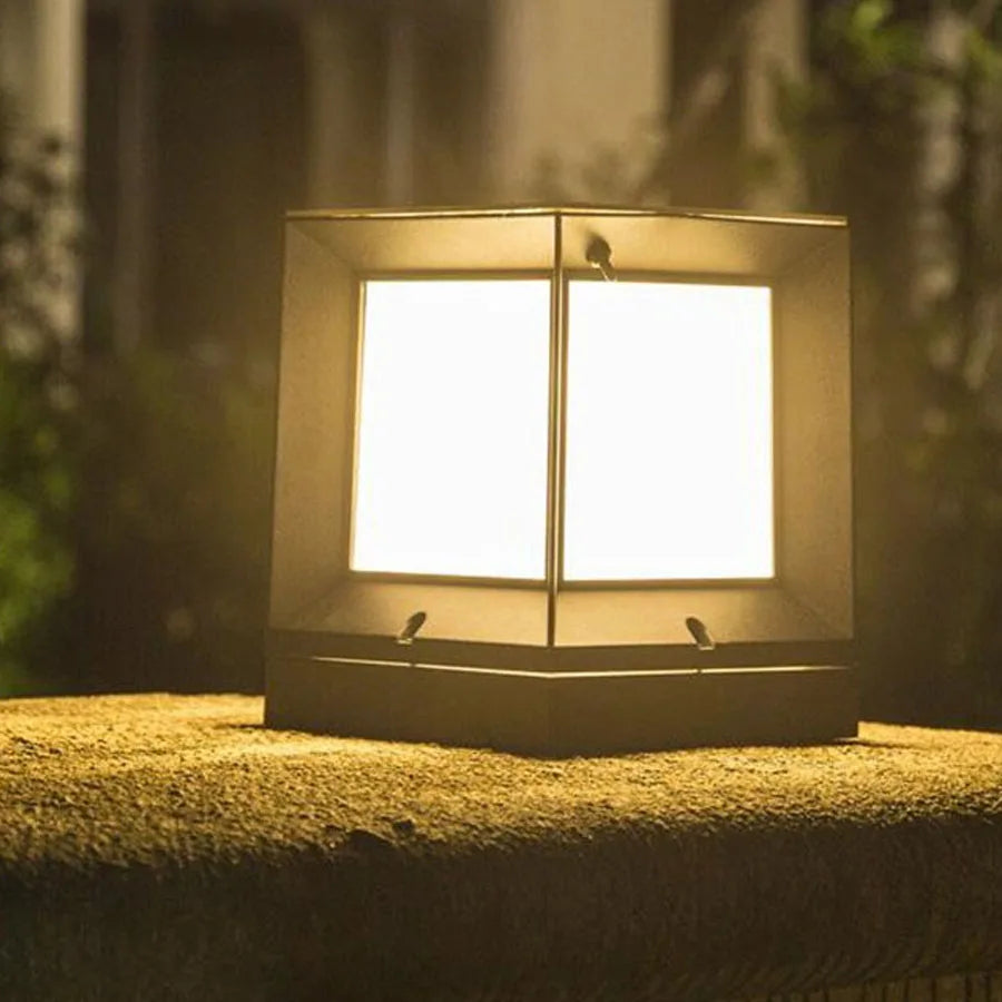 Moderne buitenlamp van aluminium in kubusdesign – LUMICUBE OUTDOOR - Glamorix