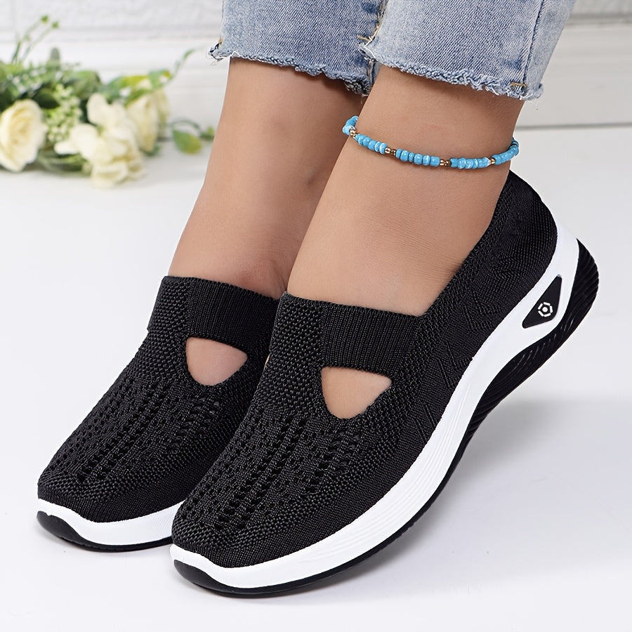 Ademende Lichtgewicht Sneakers met Orthopedische Ondersteuning voor Dames – AIRCOMFORT STEP - Glamorix