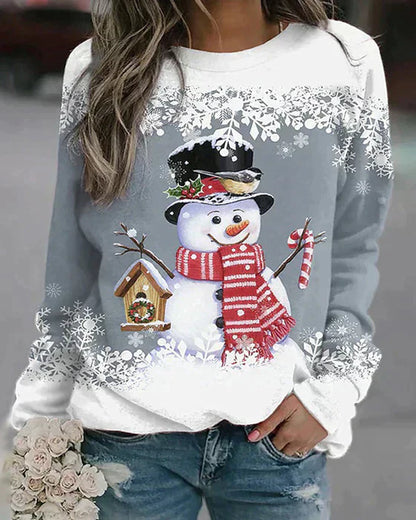 FROSTY – Feestelijke sneeuwpop trui voor een vrolijke winterlook