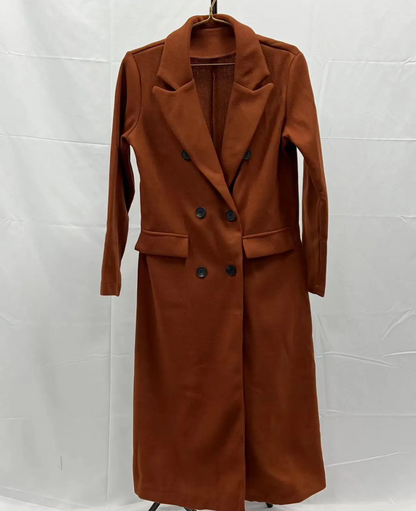 ELIZA - Oversized trenchcoat met dubbele knoopsluiting voor dames