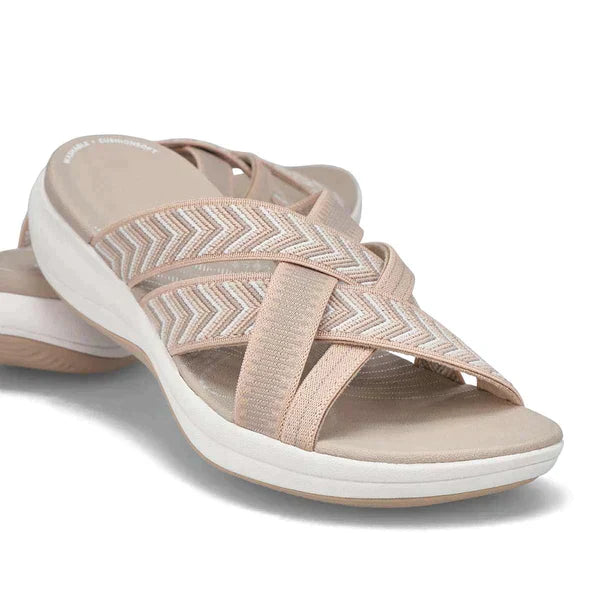 Zomerse dames sandalen met schokdempend foam voetbed – AerisSoft - Glamorix