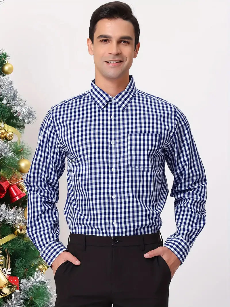 JULIAN - Klassiek geruit herenoverhemd met tijdloze charme